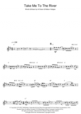 page one of Take Me To The River (Clarinet Solo)