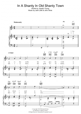 page one of In A Shanty In An Old Shanty Town (Piano, Vocal & Guitar Chords)