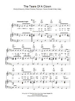 page one of The Tears Of A Clown (Piano, Vocal & Guitar Chords)