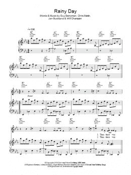 page one of Rainy Day (Piano, Vocal & Guitar Chords)