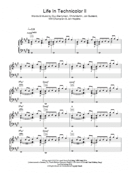 page one of Life In Technicolor II (Piano, Vocal & Guitar Chords)