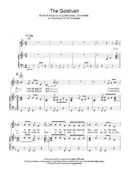 page one of The Goldrush (Piano, Vocal & Guitar Chords)