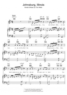 page one of Johnsburg, Illinois (Piano, Vocal & Guitar Chords)