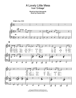 page one of A Lovely Little Mess (from Dirtbags) (Piano & Vocal)