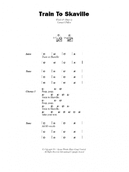page one of Train To Skaville (Guitar Chords/Lyrics)