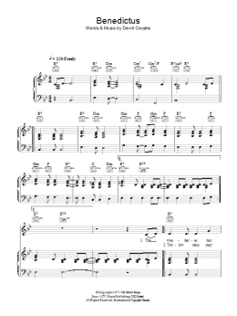 page one of Benedictus (Piano, Vocal & Guitar Chords)
