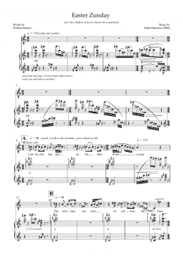 page one of Easter Zunday (for tenor and piano) (Piano & Vocal)