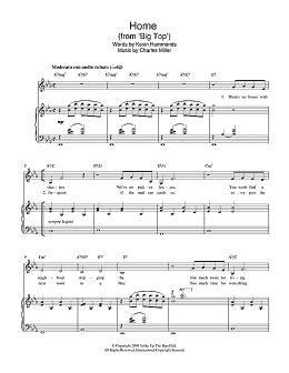 page one of Home (from Big Top) (Piano & Vocal)