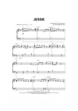 page one of Jessie (Piano & Vocal)