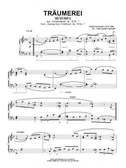 page one of Traumerei Op.15 No.7 (Piano Solo)