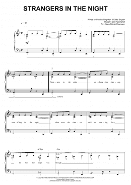 page one of Strangers In The Night (Piano & Vocal)
