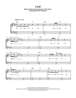 page one of Lost! (Beginner Piano (Abridged))