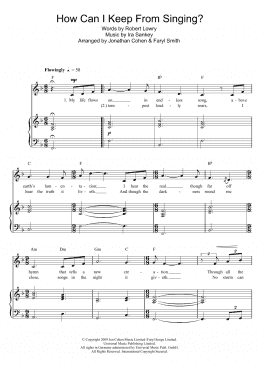 page one of How Can I Keep From Singing? (Piano & Vocal)