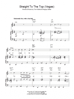 page one of Straight To The Top (Vegas) (Piano, Vocal & Guitar Chords)