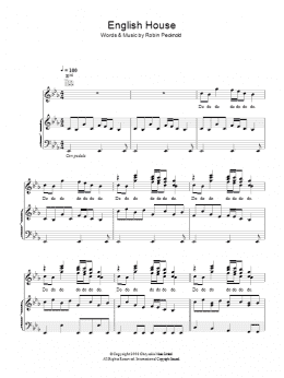 page one of English House (Piano, Vocal & Guitar Chords)
