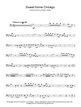 page one of Sweet Home Chicago (Piano, Vocal & Guitar Chords)