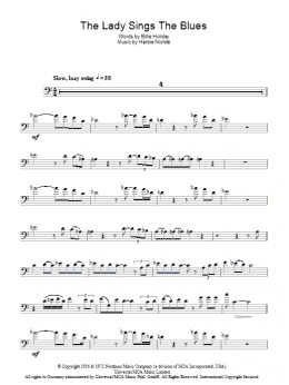 page one of The Lady Sings The Blues (Piano, Vocal & Guitar Chords)