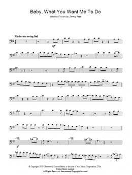 page one of Baby, What You Want Me To Do (Piano, Vocal & Guitar Chords)