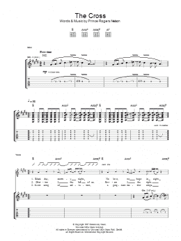 page one of The Cross (Guitar Tab)