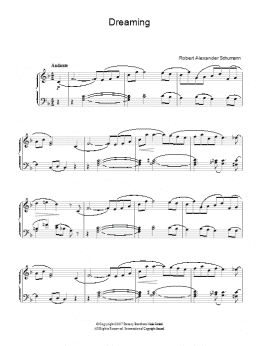 page one of Dreaming (Easy Piano)