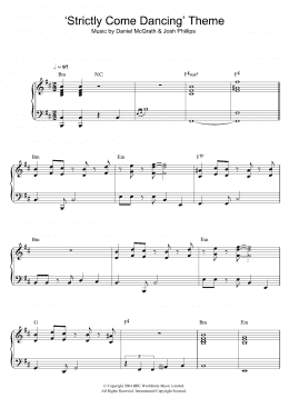 page one of Strictly Come Dancing (Theme) (Piano Solo)