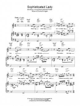 page one of Sophisticated Lady (Piano, Vocal & Guitar Chords)