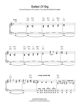 page one of Ballad Of Big (Piano, Vocal & Guitar Chords)
