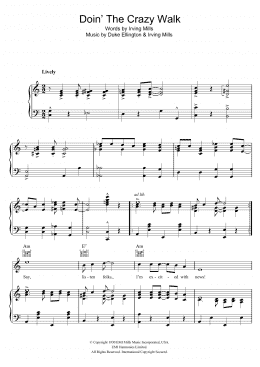 page one of Doin' The Crazy Walk (Piano, Vocal & Guitar Chords)