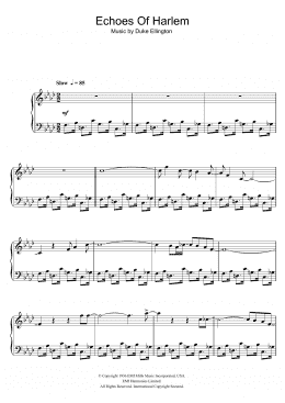 page one of Echoes Of Harlem (Piano, Vocal & Guitar Chords)