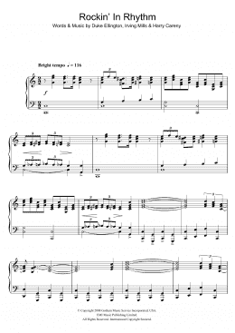 page one of Rockin' In Rhythm (Piano Solo)