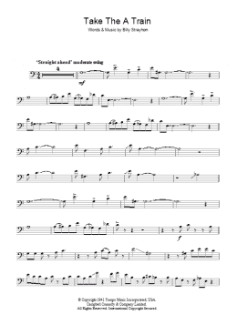 page one of Take The 'A' Train (Trombone Solo)
