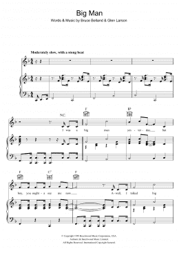 page one of Big Man (Piano, Vocal & Guitar Chords)