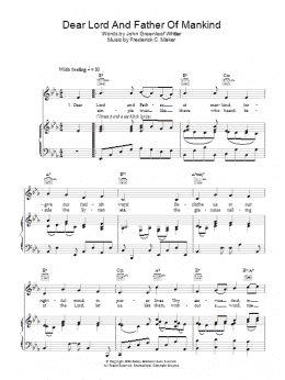 page one of Dear Lord And Father Of Mankind (Piano, Vocal & Guitar Chords)