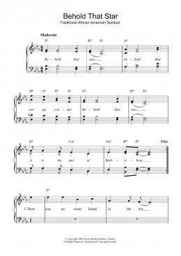 page one of Behold That Star (Piano & Vocal)