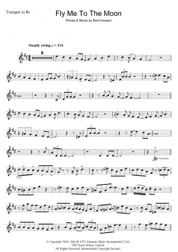 page one of Fly Me To The Moon (In Other Words) (Trumpet Solo)