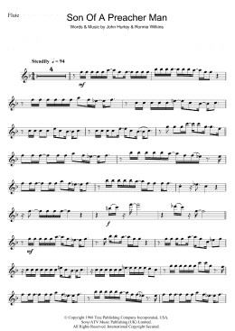 page one of Son-Of-A-Preacher Man (Flute Solo)