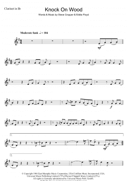 page one of Knock On Wood (Clarinet Solo)