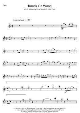 page one of Knock On Wood (Flute Solo)