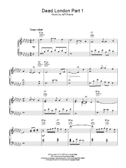 page one of Dead London (from War Of The Worlds) (Piano, Vocal & Guitar Chords)