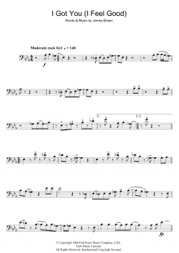 page one of I Got You (I Feel Good) (Trombone Solo)