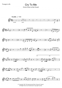 page one of Cry To Me (Trumpet Solo)