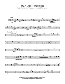 page one of Try A Little Tenderness (Trombone Solo)