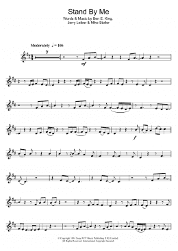 page one of Stand By Me (Clarinet Solo)