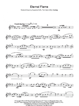 page one of Eternal Flame (Lead Sheet / Fake Book)