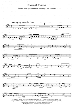 page one of Eternal Flame (Clarinet Solo)