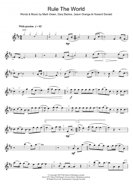 page one of Rule The World (from Stardust) (Flute Solo)