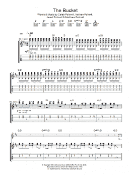 page one of The Bucket (Guitar Tab)