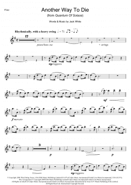 page one of Another Way To Die (Flute Solo)