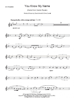 page one of You Know My Name (Lead Sheet / Fake Book)