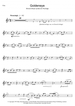 page one of GoldenEye (Flute Solo)